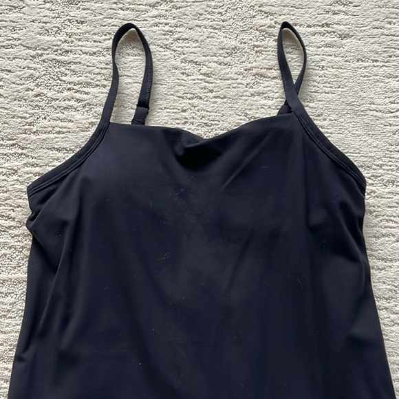 NWOT Women’s FLX Black Activewear Dress w Built-in-Shorts & Removable Padding - Picture 3 of 13